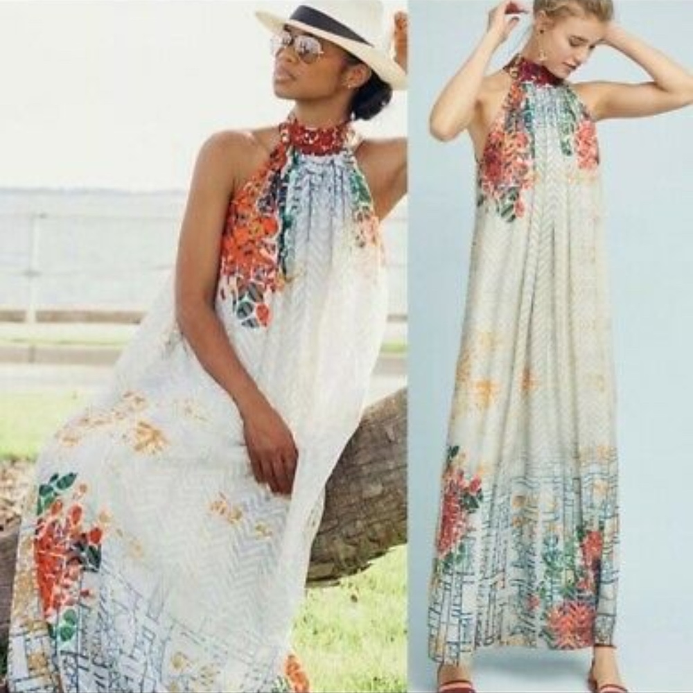 ANTHROPOLOGIE Bhanuni Marilla Maxi Dress - Picture 6 of 8